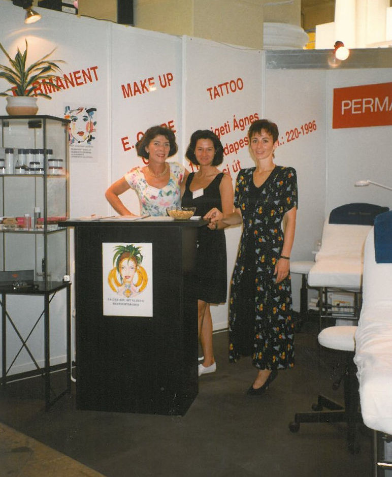 Gaube Beauty Messestand 1996 in Budapest