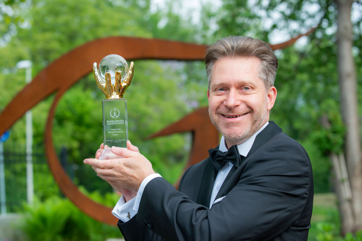 Dr. Christian Strasser proudly presents his trophy