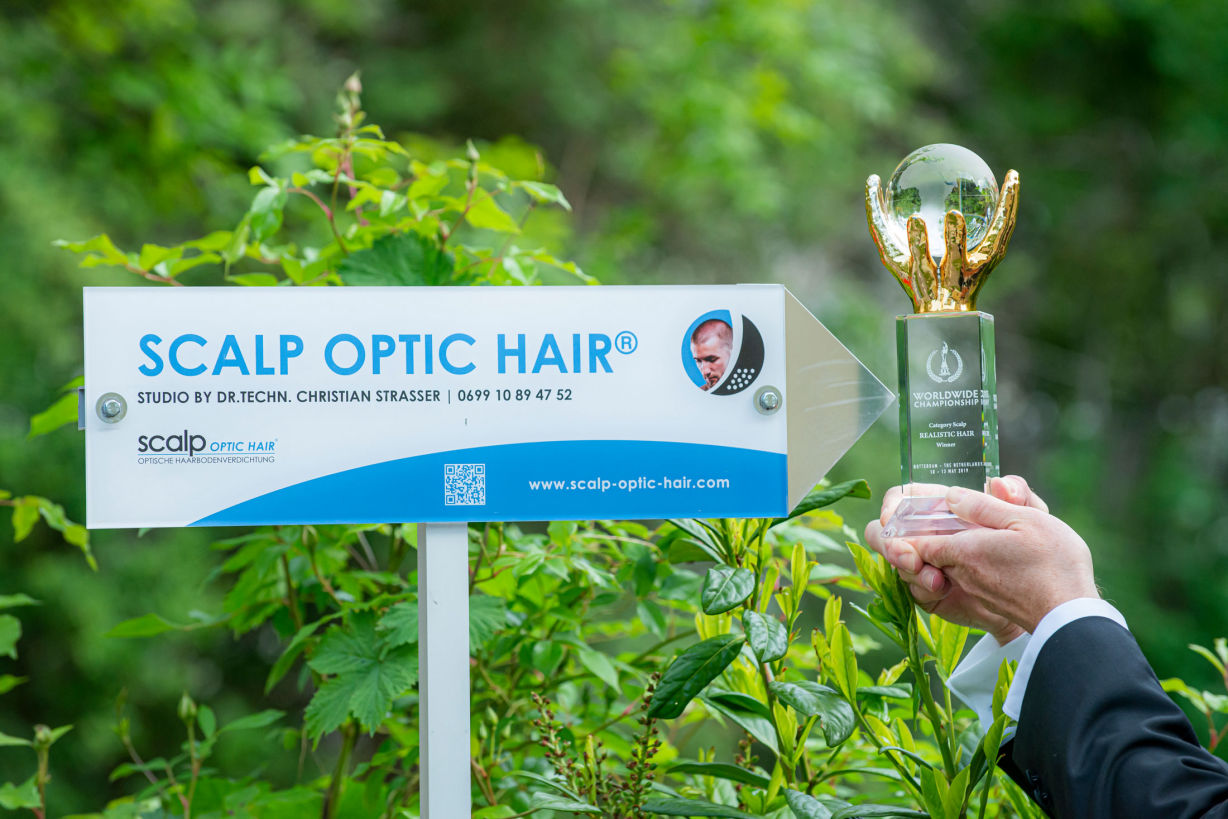 World champion title for Scalp Optic Hair